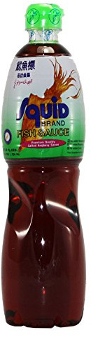 Squid Brand Thai Fish Sauce (3 x 700g) - Plastic Bottle