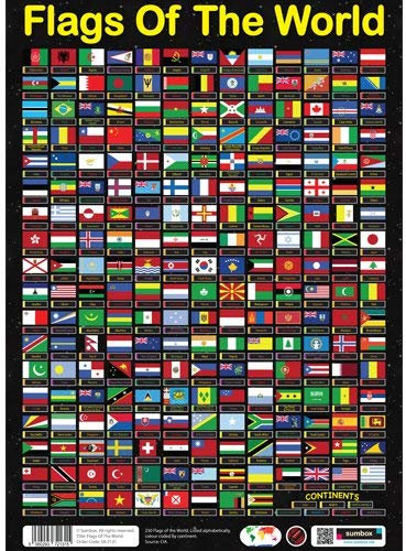 Sumbox Lernposter Nationalflaggen