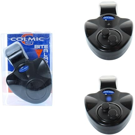 Colmic – Bite Alarm Segnalatore Elettronico di Abboccata per Canna da Pesca con Sensore Sonoro e Luminoso – Montaggio Rapido – Prodotto Ufficiale Colmic