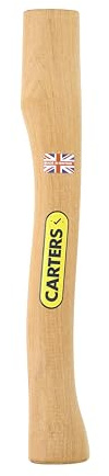 CARTERS - Replacement Hand Axe Handle Hickory 14 - Hickory Wood - Garden Tools, Axe Replacement Handle, Gardening Accessories, Gardening Tools, Wood Handles for Garden Tools | Hickory Hand Axe Replacement Shaft, Solid Hickory Handle, Durable & Reliable