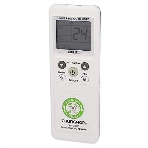Universal K-1028E - Mando a distancia LCD para aire acondicionado y aire acondicionado