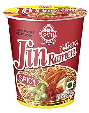 Ottogi Spicy Jin Ramen Nudelbecher 65 g x 6