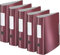 5er Pack Leitz 11080028 Qualitäts-Ordner Active Style breit Qualitäts-Ordner Active Style, PP, A4, breit, granatrot (5er Pack breit granatrot)