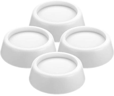 SPARES2GO Anti Vibration Low Noise Rubber Feet Pads compatible with Candy Tumble Dryer Washing Machine (Pack of 4)