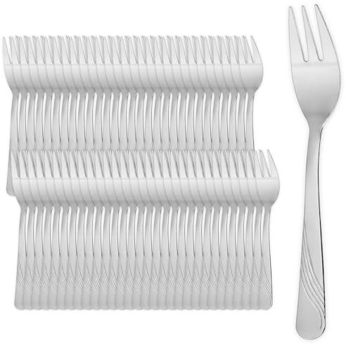 GRÄWE Kuchengabeln 60 Stück, Serie RÜGEN aus Edelstahl