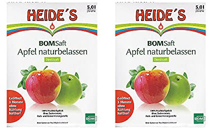 BOMSaft Apfel naturbelassen - Doppelpack -, 2 x 5 Liter