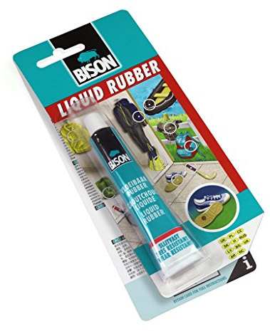 2 x 6308250 Bison Liquid Rubber Adhesive Repair Paste 50ml Tube