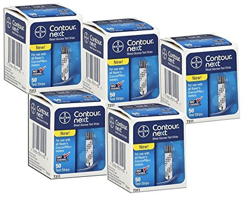 Bayer Contour NEXT Teststreifen Sensoren 5x50er MHD 02.2021