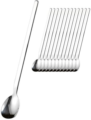 Esmeyer 250-128 12er Pack Limolöffel Bettina aus Edelstahl 18/10, poliert. Materialstärke 2.2 mm, Silber