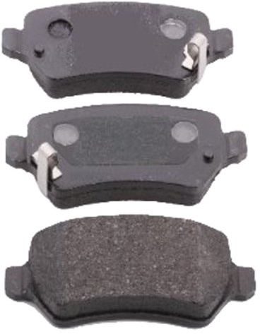 JAPANPARTS PP-K12AF Bremsbelagsatz Bremsbeläge Hinten Kompatibel mit OPEL ZAFIRA B A05