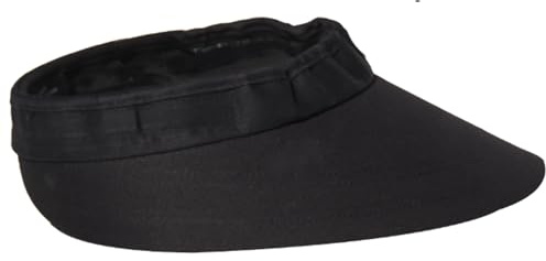 EquiVisor Original 4.5” Sun Visor | Helmet Sun Protection Visor with Patented Gripper System | One Size Fits All | Ideal for Horseback Riding, Biking, Golfing | Mens and Womens Visor Hat | Black