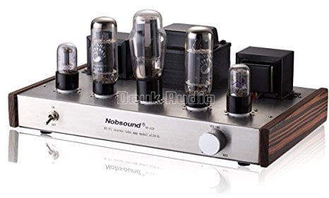 Nobsound Amplificatore HiFi EL34 Valve Tube Classic 2.0 Canale Stereo Single Ended Class A Amplificatore di potenza 12 W x 2