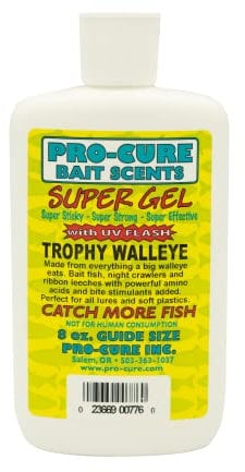 Pro-Cure Unisex – Erwachsene (Trophy) Walleye (Trophäe) Gel, Mehrfarbig/Meereswellen (Ocean Tides), 8 oz