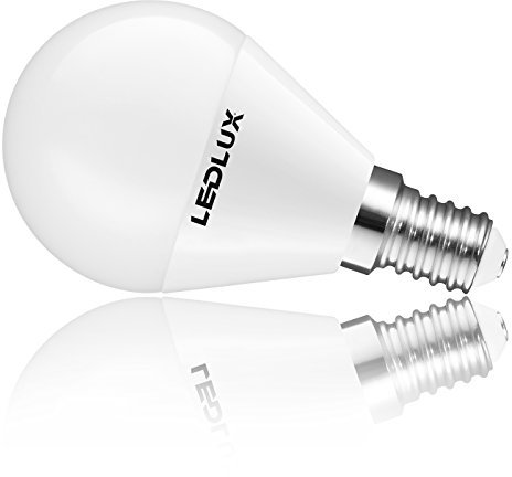 LumenTEC 1x E14, 5W LED E14, LED lampe E14 Globusform, Warmweiss, 450 Lumen Ø 45mm Ra >80, 230V CCD Ersetz 40W, (1x WW)