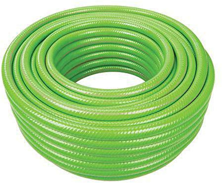 Silverline 868622 Reinforced PVC Garden Hose 30m, Green