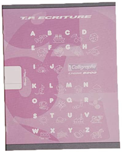 Clairefontaine 108504C Praxisarbeitsheft Calligraphe 17x22cm 16 Blatt Rosa