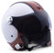 ARMOR HELMETS® AV-84 „Vintage Deluxe White“ · Jet-Helm · Motorrad-Helm Roller-Helm Scooter-Helm Moped Mofa-Helm Chopper Retro Vespa Vintage · ECE 22.05 Visier Schnellverschluss Tasche M (57-58cm)