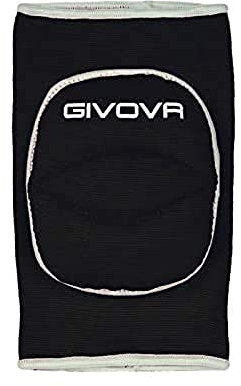GIVOVA GIN01, Ginocchiera Light Unisex – Adulto, Nero/Bianco, JTaglia Unicaor
