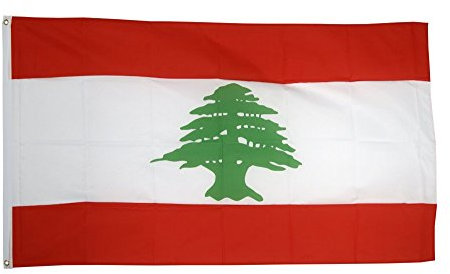 Flaggenfritze Fahne/Flagge Libanon + gratis Sticker