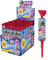 Chupa Chups Melody Pops Erdbeere, Thekendisplay mit 48 fruchtigen Erbeer-Lollis in Flötenform zum Musik spielen, für Partys und Weihnachten, 48 x 15g