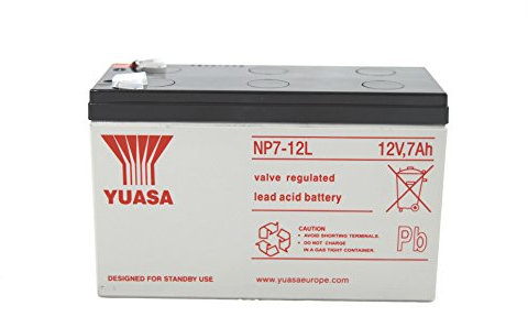 YUASA NP7–12 Batterie au Plomb 6,3 mm