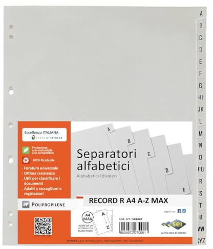 Favorit 400006691 Trennblatt grau