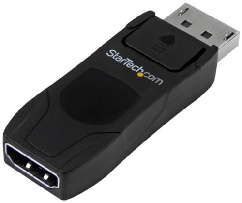 StarTech.com Adaptateur DP vers HDMI - 4K - Adaptateur Convertisseur Moniteur Vidéo DisplayPort (DP) 1.2 Passif vers HDMI 1.4 M/F - Ordinateur Portable DP vers TV HDMI (DP2HD4KADAP)