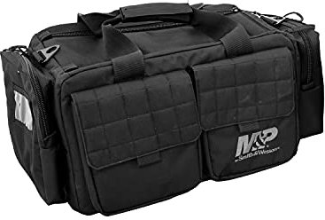 Smith & Wesson M&P Officer Tactical Range Tasche mit wetterbeständigem Material für Schießen, Reichweite, Aufbewahrung und Transport, Schwarz