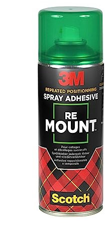 3M Re Mount Colle aérosol repositionnable longue durée 400 ml