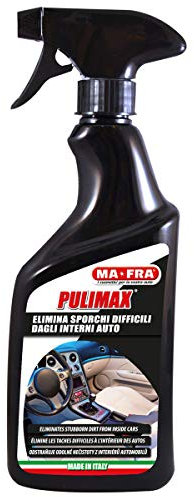 Mafra, Pulimax, Détergent Multi Usage pour les Plastiques et les Tissus de la Voiture, Renouvelle les Couleurs et Dissout la Saleté, Neutralise les Odeur et Libère un Parfum Frais, Format 500ml