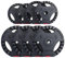 GORILLA SPORTS® Hantelscheiben - Einzeln/Set, 1,25kg, 2,5kg, 5kg, 10kg, 15kg, 17,5kg, 27,5kg, 30kg Gewichte, 30/31mm Bohrung, Tri-Grip, Kunststoff - Gewichtsscheiben, Hantelscheiben-Set