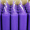 Bütic GmbH Stabkerzen durchgefärbt 250mm x Ø 22mm - Kerzen hochgereinigt, Brenndauer 11,5h, geruchsneutral, rußarm mit rückstandsfreiem Abbrand, Farbe:Violett, Set mit:8 Stück