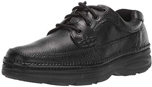 Nunn Bush Cameron Comfort Walking Oxford Black Tumbled Leather 11