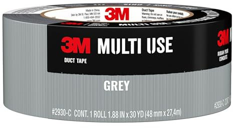 Scotch 1130-A - Nastro adesivo multifunzione, 48 mm x 27,4 m, colore: Argento