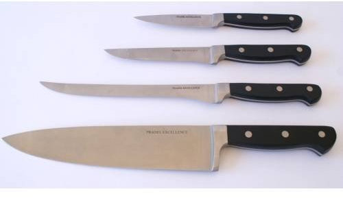 LOT DE 4 COUTEAUX DE CUISINE PROFESSIONNEL