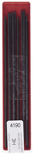 Koh-I-Noor Graphitmine, Minenstärke 2mm, für Druckbleistift in 120mm Länge, Härtegrad 3H, graphit, 419003H013PK