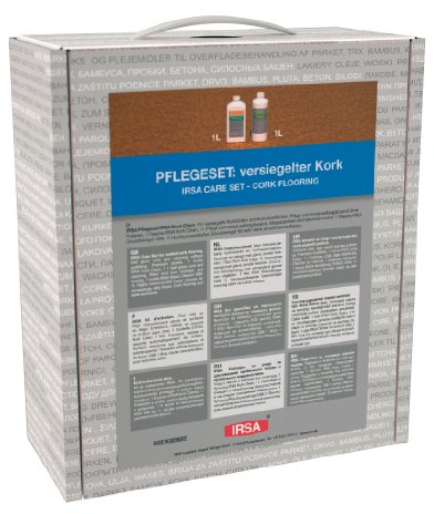 IRSA Pflege-Set 4 (1 Liter KORK CLEAN +1 Liter G88 + Pflegeanweisung) für Kork
