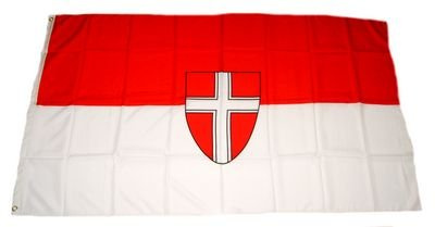Flagge Fahne Österreich - Wien 90 x 150 cm FLAGGENMAE®