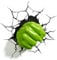 Light 816733002194 3D FX Marvel Hulk, Kunststoff, Grün