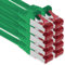 10m - verde - 10 piezas - CAT.6 Ethernet LAN cable de red SET 1000 Mbit/s Patchkabel CAT.6 S-FTP PIMF compatible con CAT5 CAT6a CAT7 CAT8