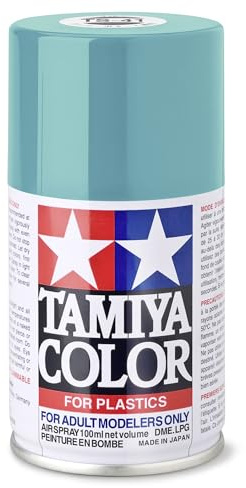 TAMIYA 85041 TS-41 Korall Blau glänzend 100ml - Sprühfarbe für Plastikmodellbau, Modellbau und Bastelzubehör, Sprühfarbe für den Modellbau
