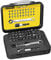 Stanley - COFFRET D'EMBOUTS DE VISSAGE 1/4 25MM + MINI-CLIQUET - JEU DE 32PCS - GAMME PRO - 1-13-905