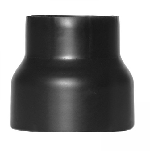 raik Rauchrohr Ofenrohr Reduzierung Innendurchmesser 180 mm Außendurchmesser 160 mm Stahl 2 mm Senotherm Schwarz für Kaminöfen Kamine Holzkessel Holzvergaser Made in EU