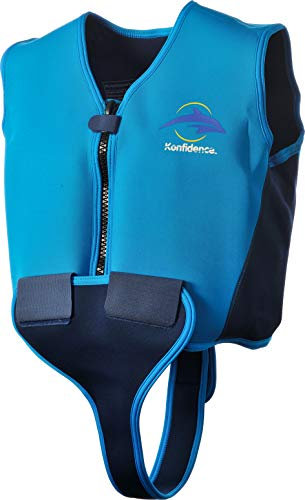 Konfidence Youth Swim Jacket - Blue/Navy (12-14 Years)