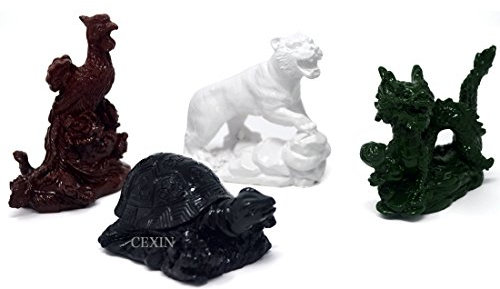 Sku:D1010 Himmelstiere Drache Phönix Schildkröte Tiger Statue