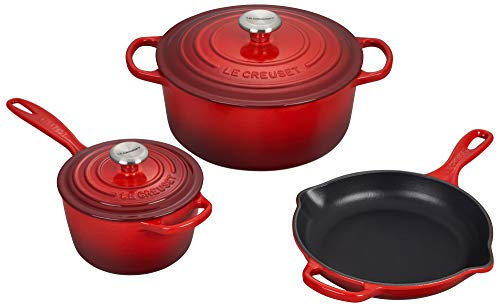 Le Creuset of America 5 pièces 1.75 qt. cerise