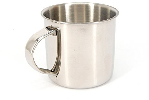 Mil-Tec Trinkbecher-14601000 Trinkbecher Silber Einheitsgröße