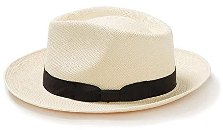 Stetson Herren Panama Filzhut, Natur, MEDIUM