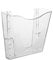 DIN A4 Wandprospekthalter / Dokumentenhalter im Hochformat, transparent