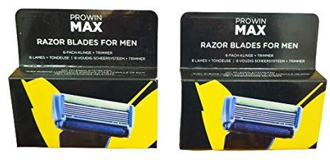 PROWIN MAX RAZOR BLADES FOR MEN, 3 Stück ---Doppelpack---
